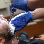 A patient getting an oral exam