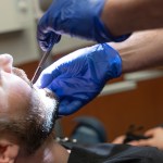 A patient getting an oral exam