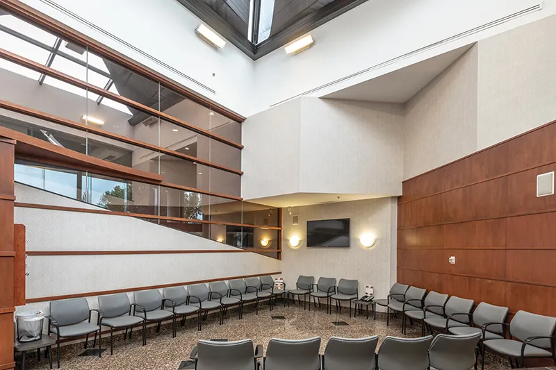 Edmonton office front lobby