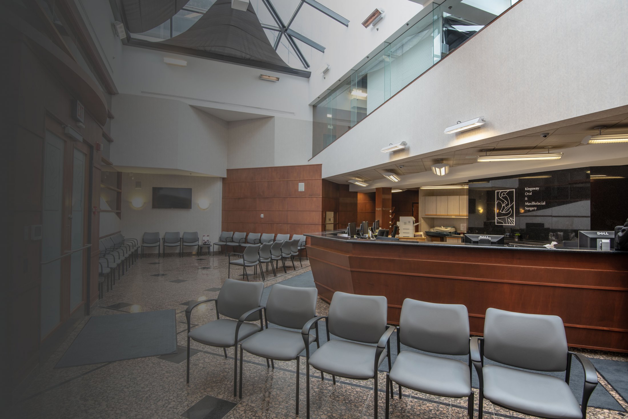 front lobby of office