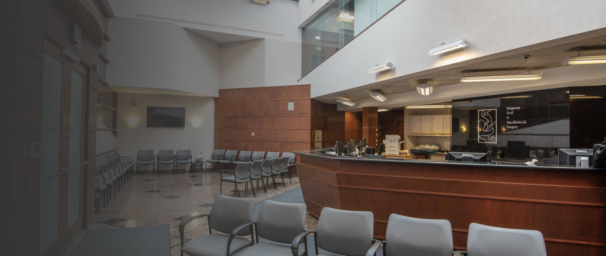 front lobby of office