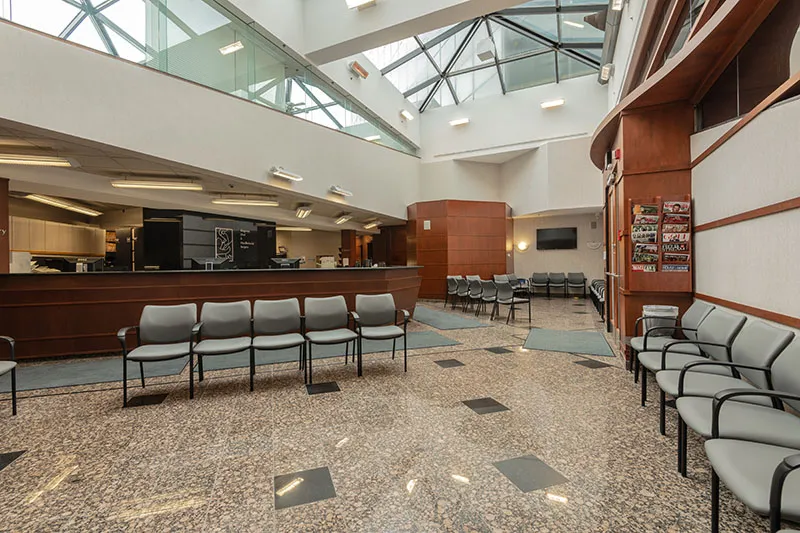 Edmonton office lobby